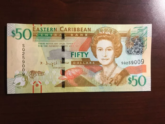Eastern East Caribbean States 50 Dollars Banknote - UNC - P-54b