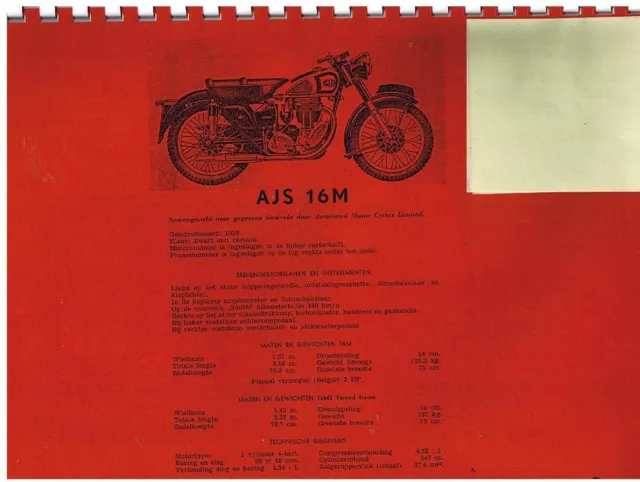 A0104 Ajs---Techincal Info Service Manual---Model 16M-Modelyear About--1936