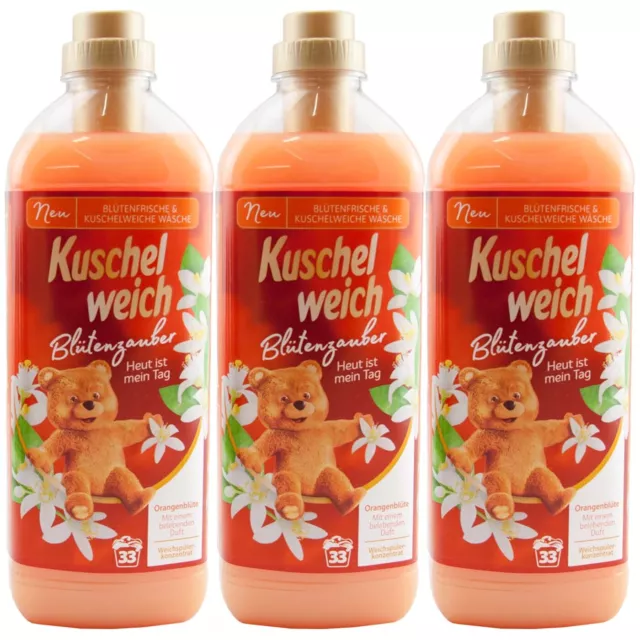 Kuschelweich Fabric Softener Blossom Magic Orange Blossom 3 X 33.8oz 33WL