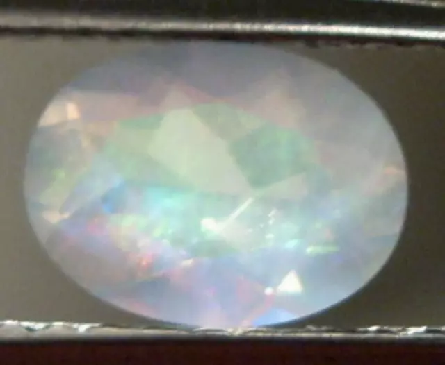 .88ct Beautiful Mexican Contra Luz Opal With Color Play Oval 8x6mm WoW *$1NR*