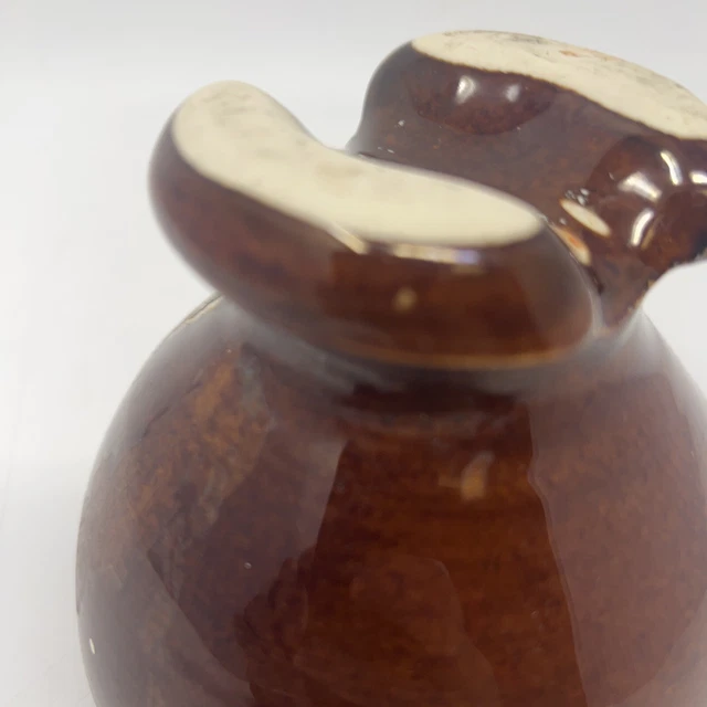 Vintage Rare Pinco 63 Tier Mushroom Porcelain Electrical Insulator Brown & Black 11