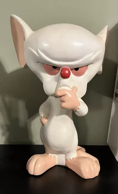 RARE BRAIN STATUE FROM PINKY AND THE BRAIN CARTOON, WARNER BROS 11 Inches Tall