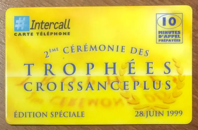 Trophées ... Carte Intercall Prepayée Prepaid Telecarte Scheda Calling Card