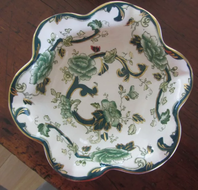 ENGLISH Masons Ironstone "Chartreuse" Bowl  CIRCA 1950