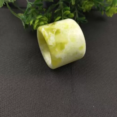 Jade Ring Finger Lantian Jade Antique Jade Collection Chinese Retro Jewelry