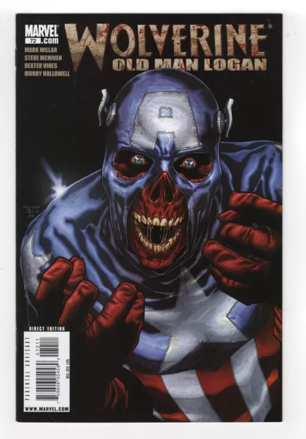 2009 Marvel Wolverine Old Man Logan #72 1Death Of Red Skull High Grade Key Rare
