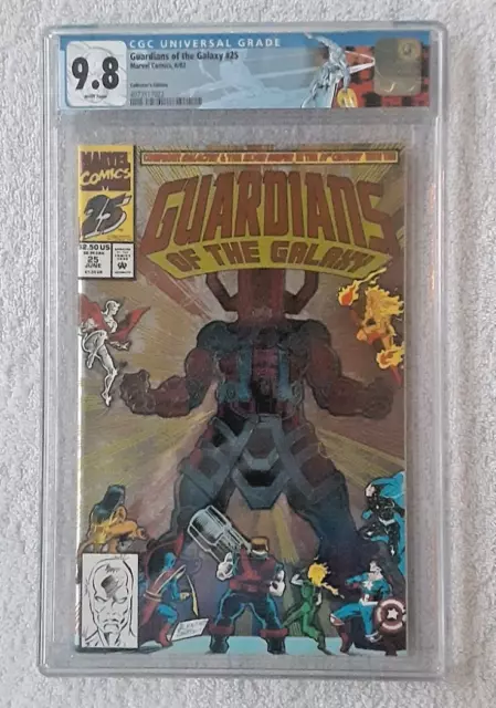 Guardians of the Galaxy #25 (Marvel, 6/92) CGC 9.8 NM/MT (Silver Surfer app.)