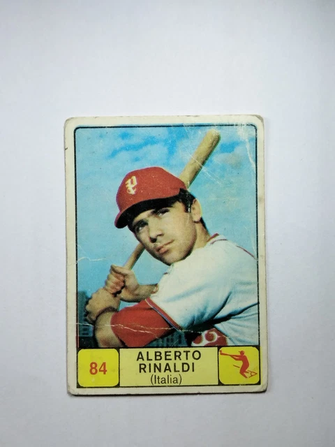 FIGURINA CAMPIONI DELLO SPORT PANINI 1968/69 ALBERTO RINALDI n 84 REC