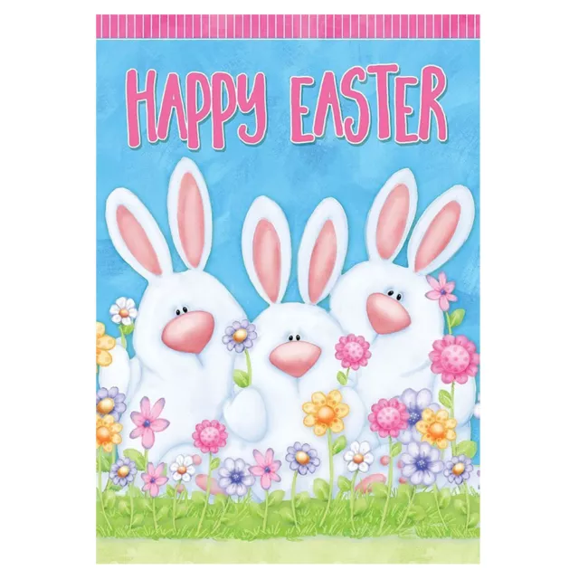 Happy Easter Garden Flags Decorative House Banner Double-sided Flag Yard Decor