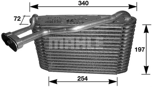 MAHLE Vaporizzatore Aria condizionata BEHR AE 34 000S per 8D2 A4 B5 AUDI Avant 8D5 TDI