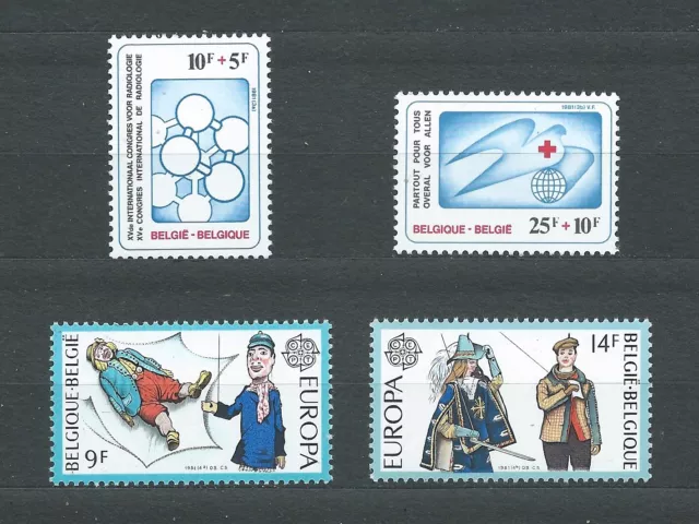 BELGIË BELGIQUE - 1981 YT 2004 à 2007 - TIMBRES NEUFS** MNH LUXE