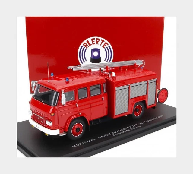 ALERT 0109 SAVIEM SM7 ROCK FPT SIDES 28 EURE ET LOIR FIREFIGHTERS 1/43