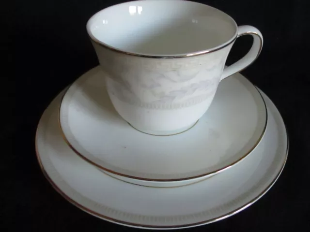 Royal Doulton Fine Bone China CHIFFON Tea cup and saucer and side plate Trio