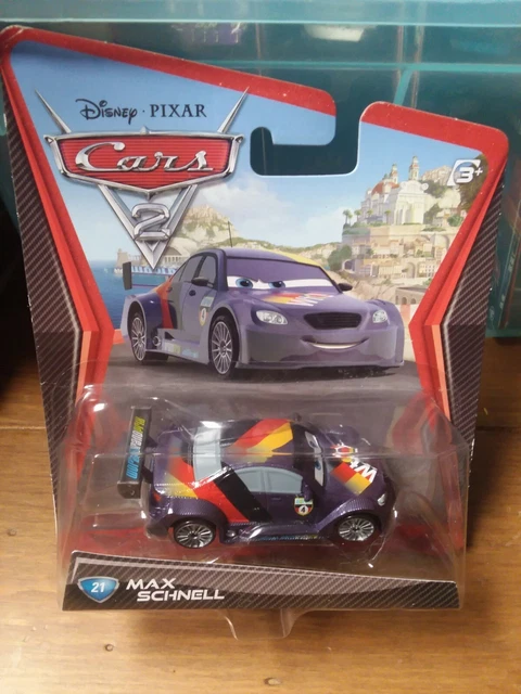 MATTEL DISNEY PIXAR cars 2 max schnell wgp 4 world gran prix racer max ...