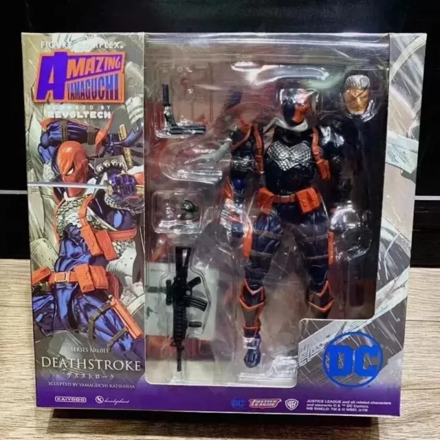 Kaiyodo Revoltech Deathstroke Figure DC Amazing Yamaguchi No. 011 SALE!!!