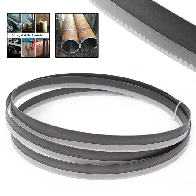 96"x 1/2"x 0.025" 10/14Z Band Saw Blades M42 Bi-metal Cutter Cutting Metal Wood