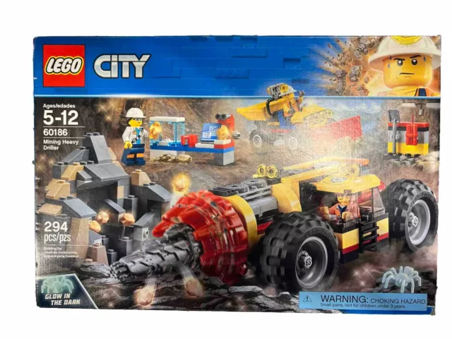 LEGO 60186 City Mining Heavy Driller | New In Sealed Box