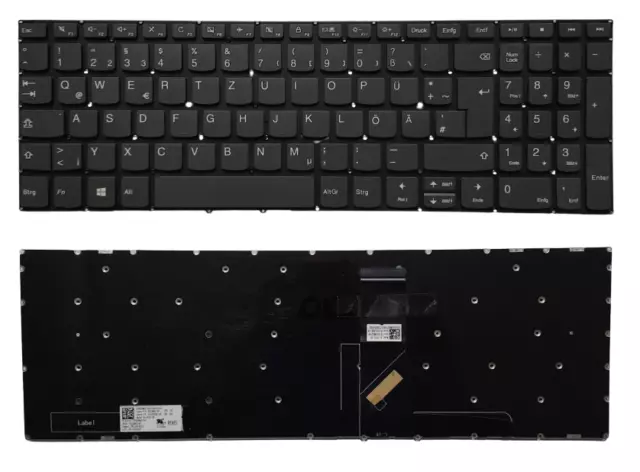 DE Tastatur Lenovo Ideapad S340-15 V130-15 V330-15 QWERTZ  DEUTSCH