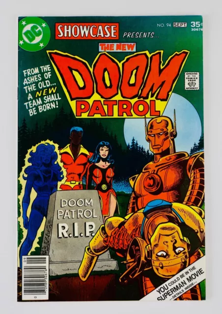 Showcase #94 First New Doom Patrol & Robotman Appearance 1st 1977 DC No Reserve!