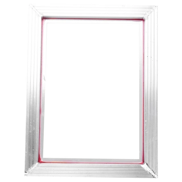 A3 Screen Printing Aluminum Frame 31X41Cm with White 43T Silk Print Polyester D3