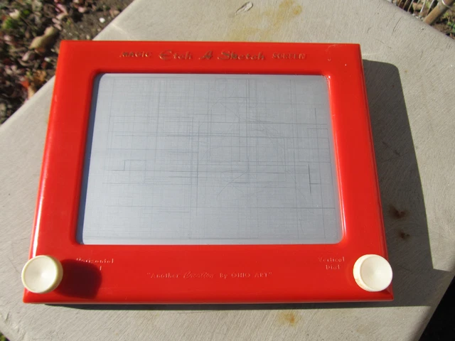 VINTAGE ETCH A Sketch Magic Screen Ohio Art No. 505 *Made in USA* For