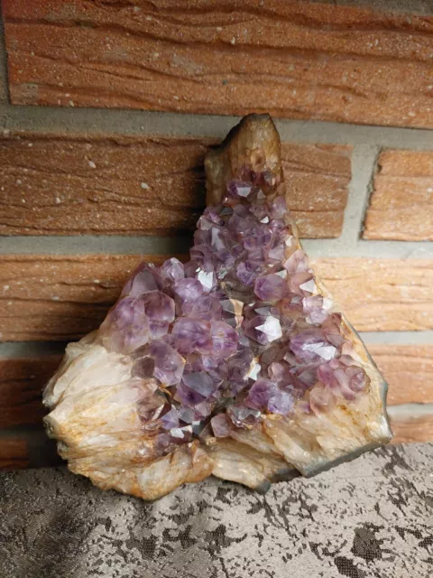 Amethyst Druse Edelstein Quarz Bergkristall ca. 15cm