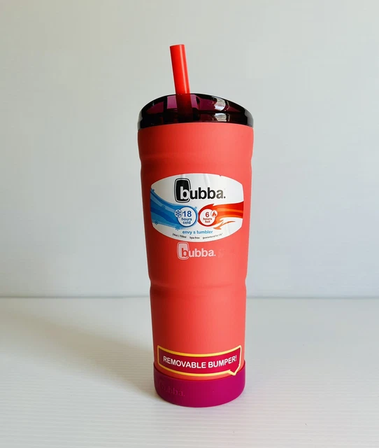 Bubba Envy S 24oz steel  Insulated Tumbler Removable Bumper With Straw