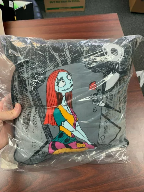 Jack and Sally Nightmare Before Christmas Plush Pillow Hot Topic Rare NWT Sealed