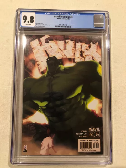 Incredible Hulk #36 Cgc 9.8 "Return Of The Monster"