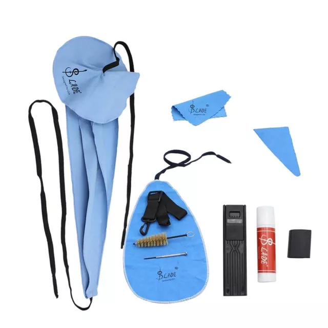 Kit di pulizia sassofono essenziale con 10 strumenti di manutenzione professionale 2