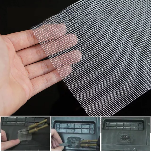 Car Stainless Steel Bumper Repair Crack Hole Reinforcing Filler Easy To Cut Mesh