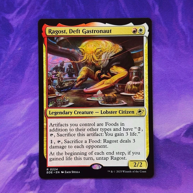 RAGOST, DEFT GASTRONAUT EOE 0224 Commander MTG Edge Of Eternities Lobster Food 3.99 - PicClick UK RAGOST, DEFT GASTRONAUT EOE 0224 Commander MTG Edge Of Eternities Lobster Food 3.99 - PicClick UK