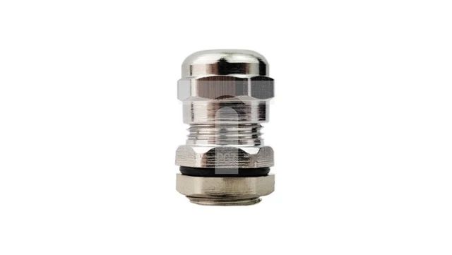 PG7-Kabelverschraubung 3–6,2 mm, IP68, vernickeltes Messing, DGN 3084 /T2DE