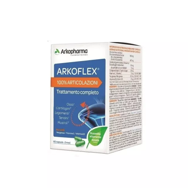 ARKOPHARMA Arkoflex 100% Articolazioni - Joint supplement 60 Capsules