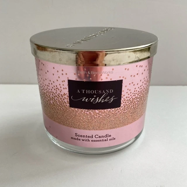 Contenedor de velas de vidrio etiqueta rosa con tapa de baño y el cuerpo funciona