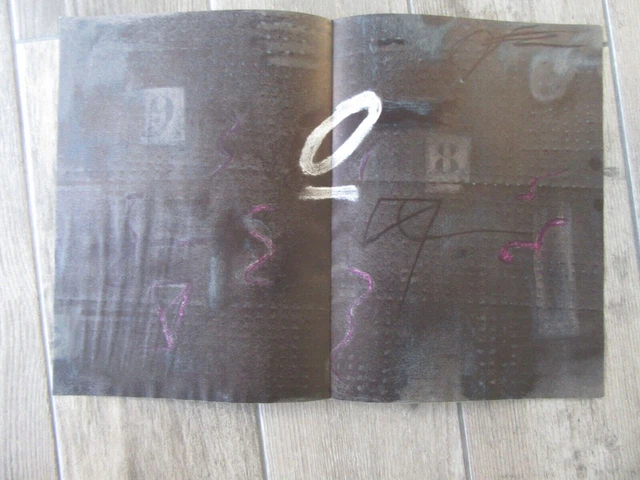 Antoni Tapies Gran Litografia Original Detras Del Espejo 1979