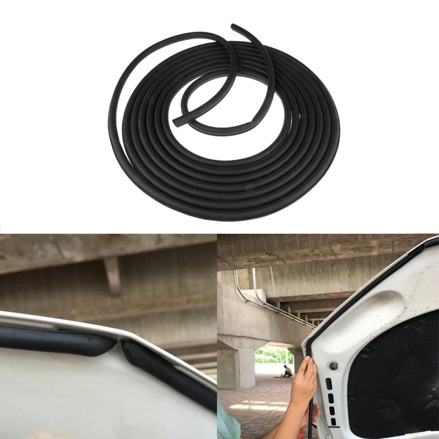 Car Truck Door 26Ft 8M Small D-shape Rubber Sealing Weather Strip Universal