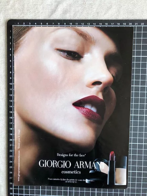 Publicité de presse de 2005 - Georgio Armani Cosmetics- French ad.