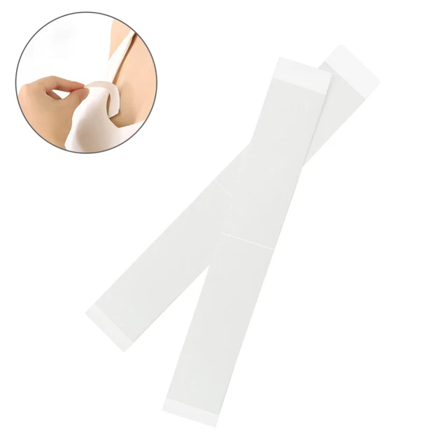 60 pz nastro corpo alla moda bianco nastro biadesivo lato per cinghie reggiseno abbigliamento