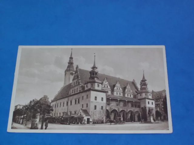 AK von  Niederschlesien, Brieg, Rathaus, ( heute Brzeg in Polen ) 1934