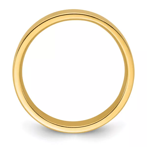 14K YELLOW GOLD 5mm Comfort Fit Classic Wedding Band Ring Size 4 $657. ...