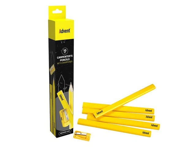 Advent de Menuisier Crayons & Aiguiseur ADVACPTUB10