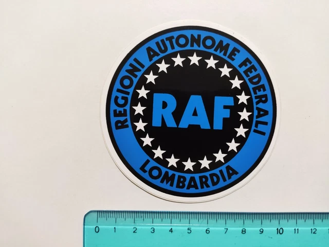 erreinge Sticker Basilicata Bandiera Scudo Italia Adesivo Sagomato in PVC per Decalcomania Parete Murale Auto Moto Casco Camper Laptop - cm 10
