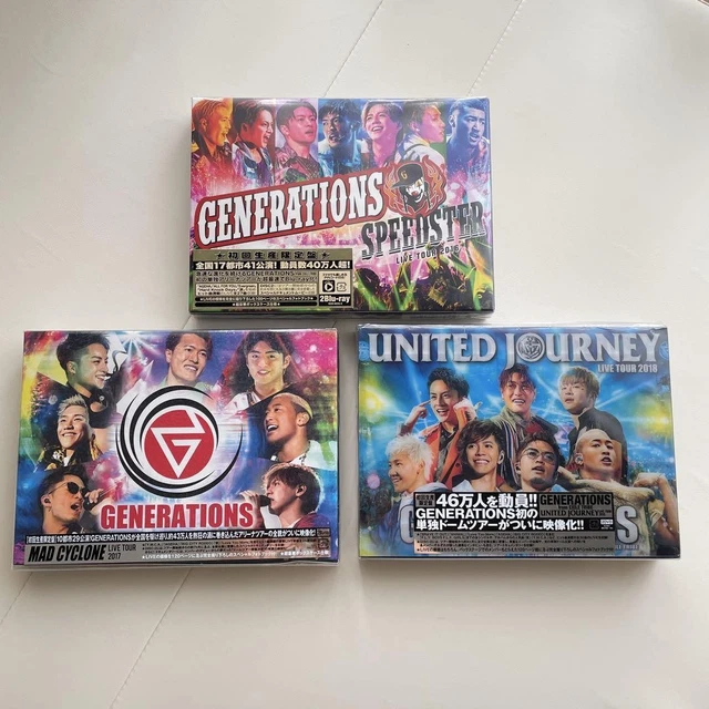 GENERATIONS LIVE DVD Album Set 2018 Complete with missing