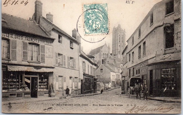 95 BEAUMONT SUR OISE - la rue basse de la vallee