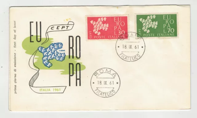 Italia - 1961 Europa Cept - Busta Fdc