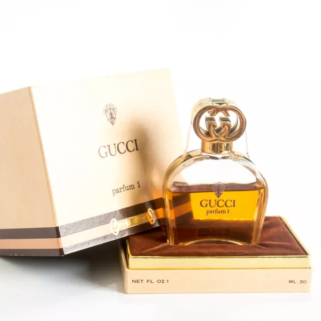 Vintage Gucci Parfum 1 30ml 1OZ Pure Perfume Extrait Sealed Original Box One