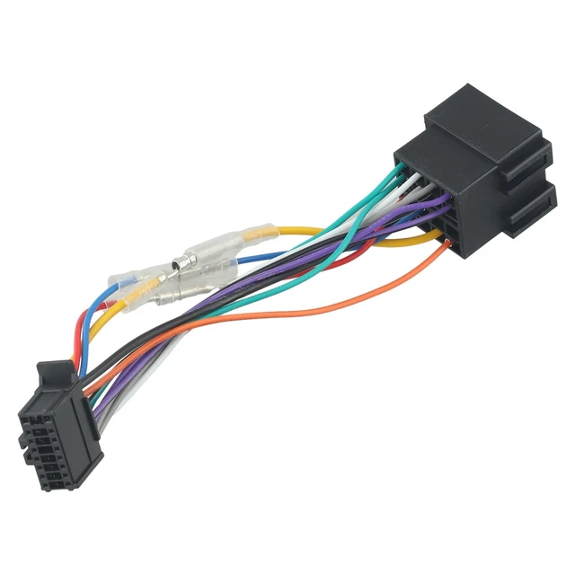 Adaptateur Faisceau Stéréo Voiture 16 Broches Vers ISO 8 Broches - Pour Audi BMW à Partir De 2003, Plug-and-play