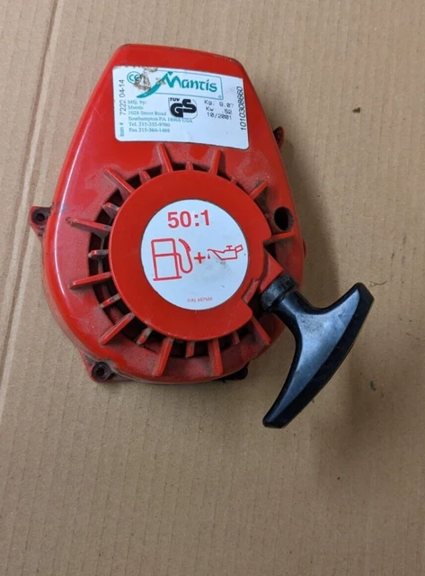 Mantis Gartenfräse 2 Takt Springt Nicht An MANTIS GARTENFRÄSE MOTORHACKE Bodenfräse Starter Seilzugstarter für 2