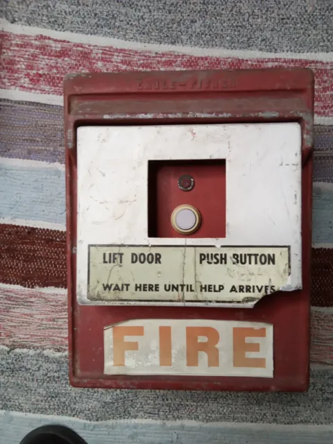 Vintage Fire Alarm Wall Box